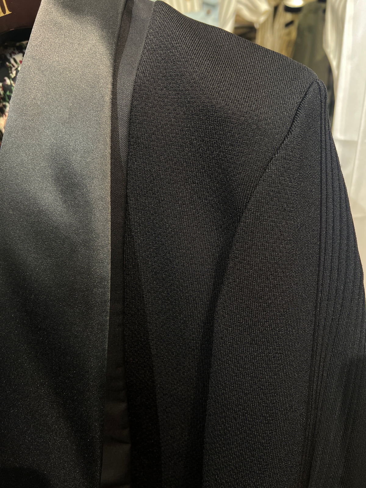 Smoker Jacket Men Black