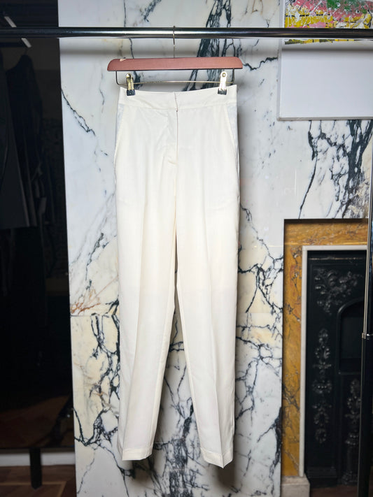 Queen Trousers Women Ivory