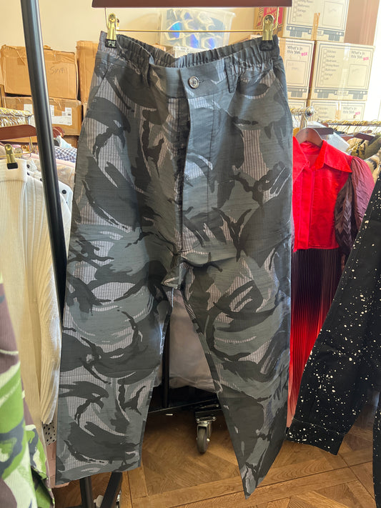 A_Clint Camo Trousers Grey