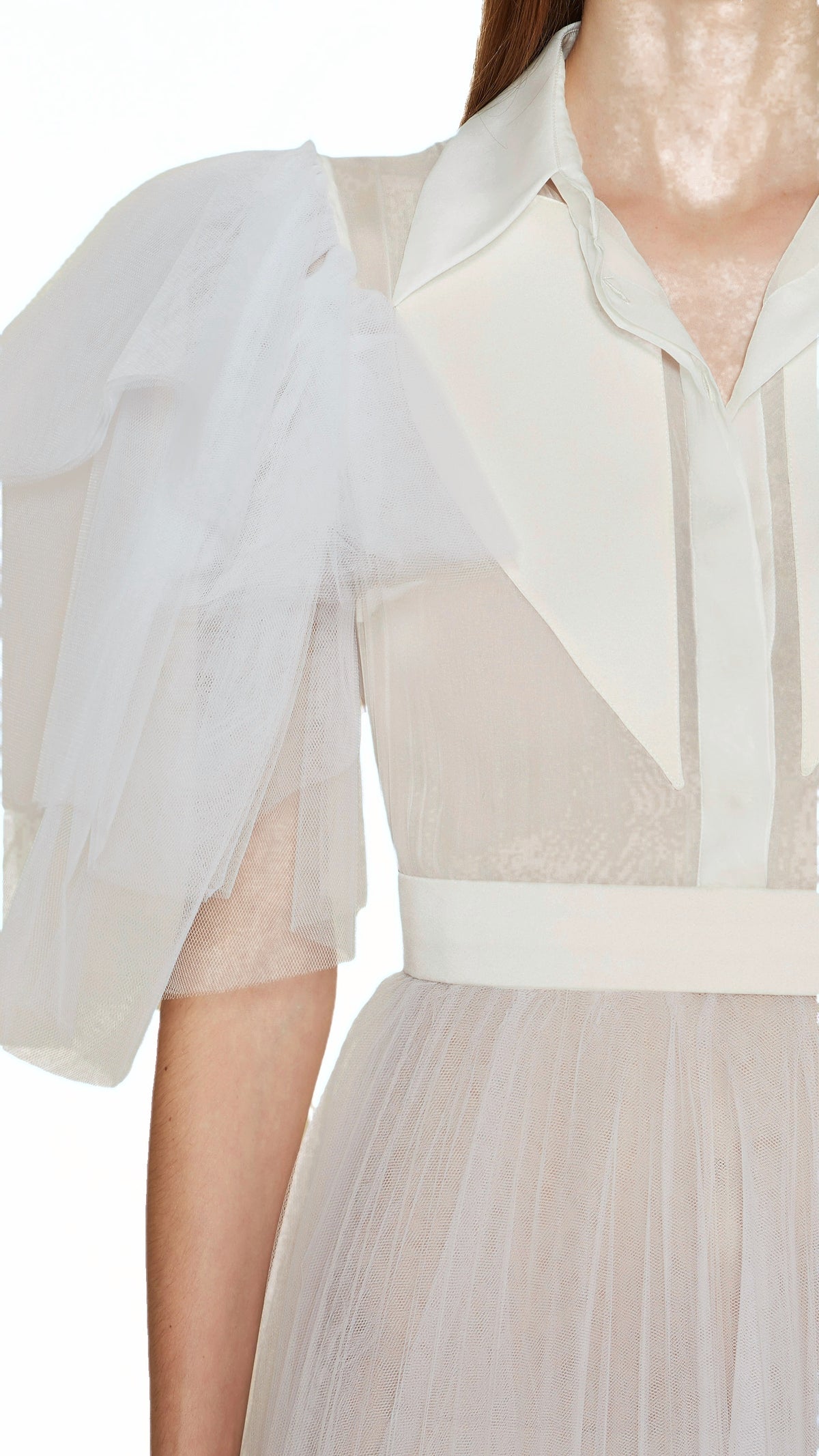 Felice Couture Dress Women Ivory, detail – POAN