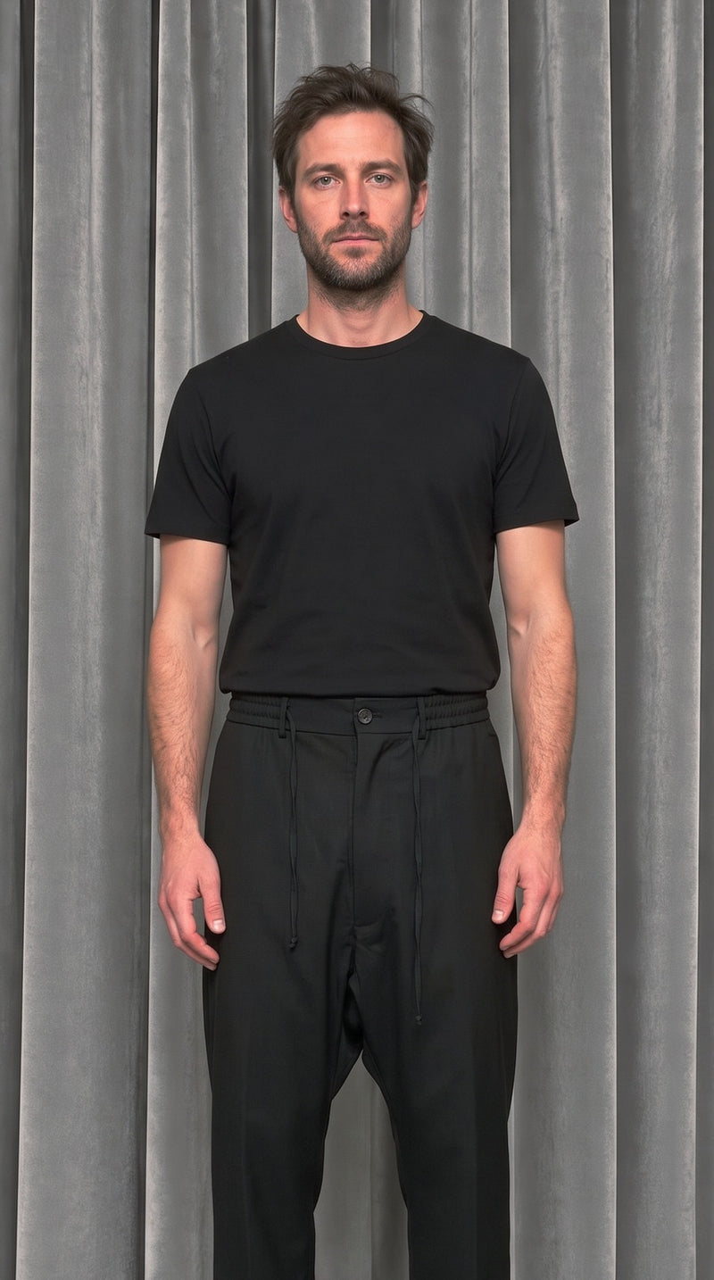 Fender Drop Crotch Trousers Black – detail