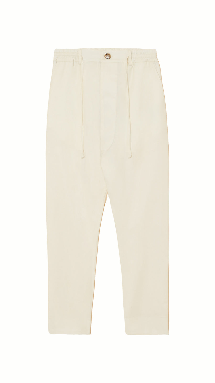 Fender Drop Crotch Trousers Women Ivory, product – POAN