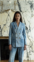 Michael Jacket Women Silk Denim