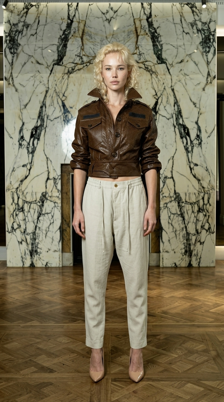 Nettie Jacket Women Python