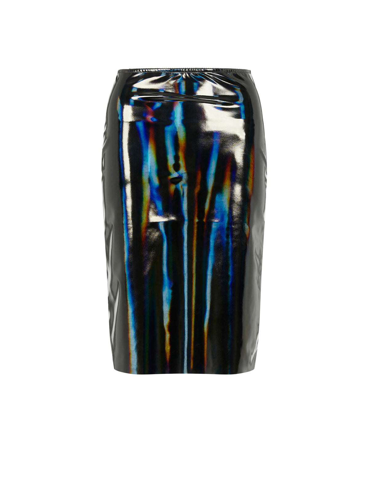 Fiona Pencil PVC Skirt Black