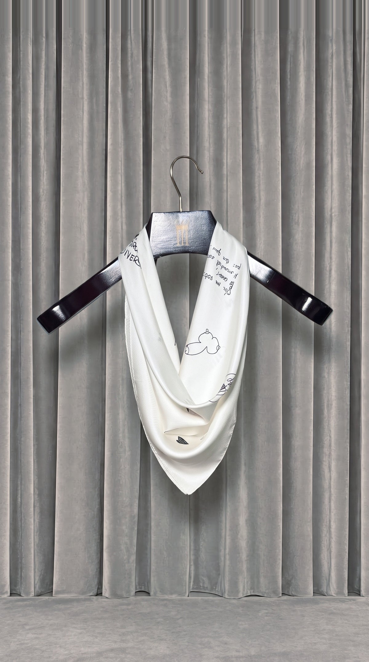 Fulon Foulard Scarf Ivory – product
