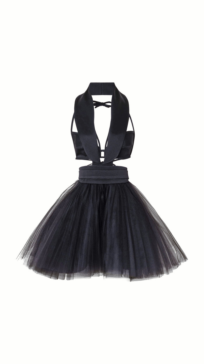 Ghada Cocktail Dress Women Black, product – POAN