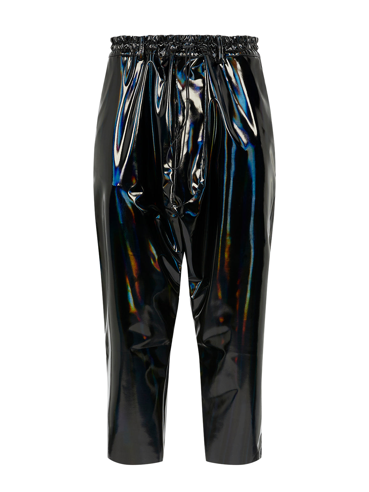 Fender Drop Crotch PVC Trousers Black