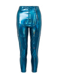 Ghada PVC Leggings Petrol