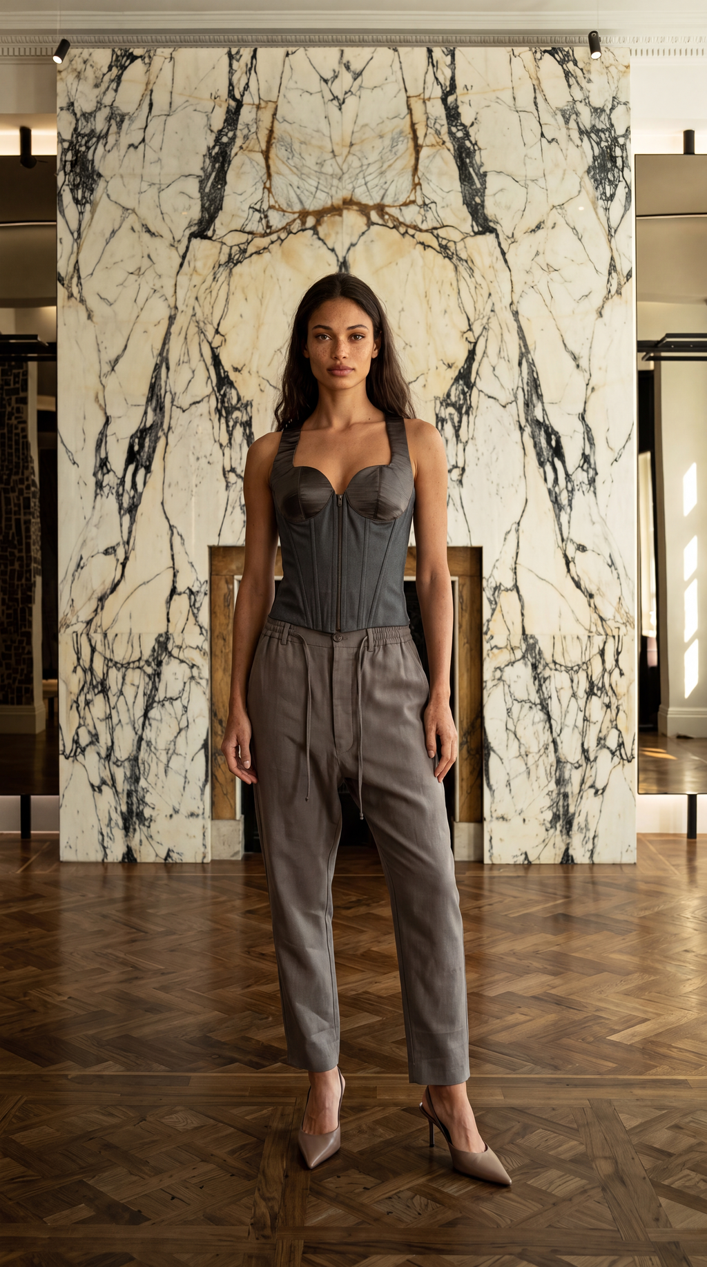 Hasan Corset Women Plume
