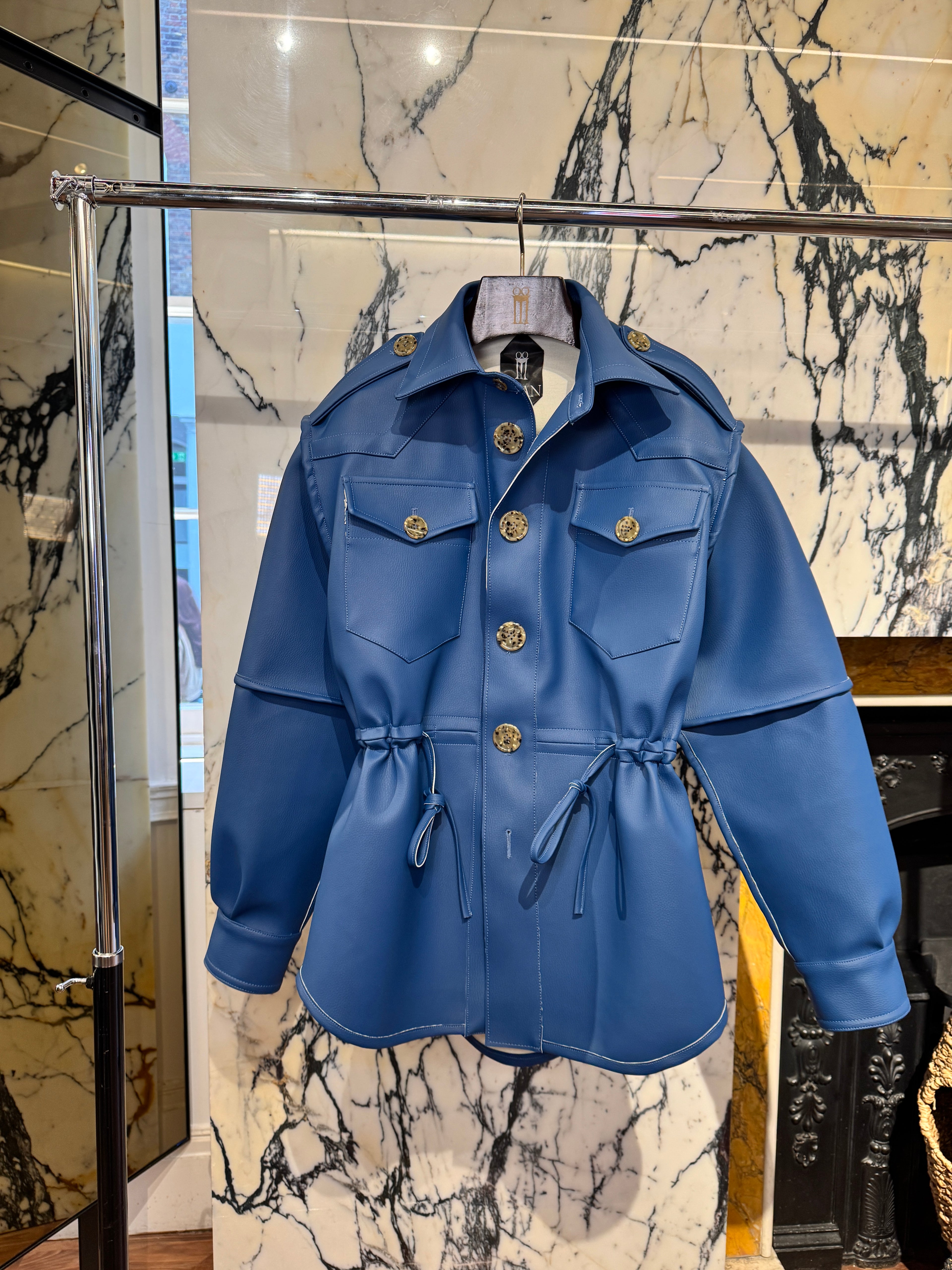 Brieuc Overshirt Men Bleu