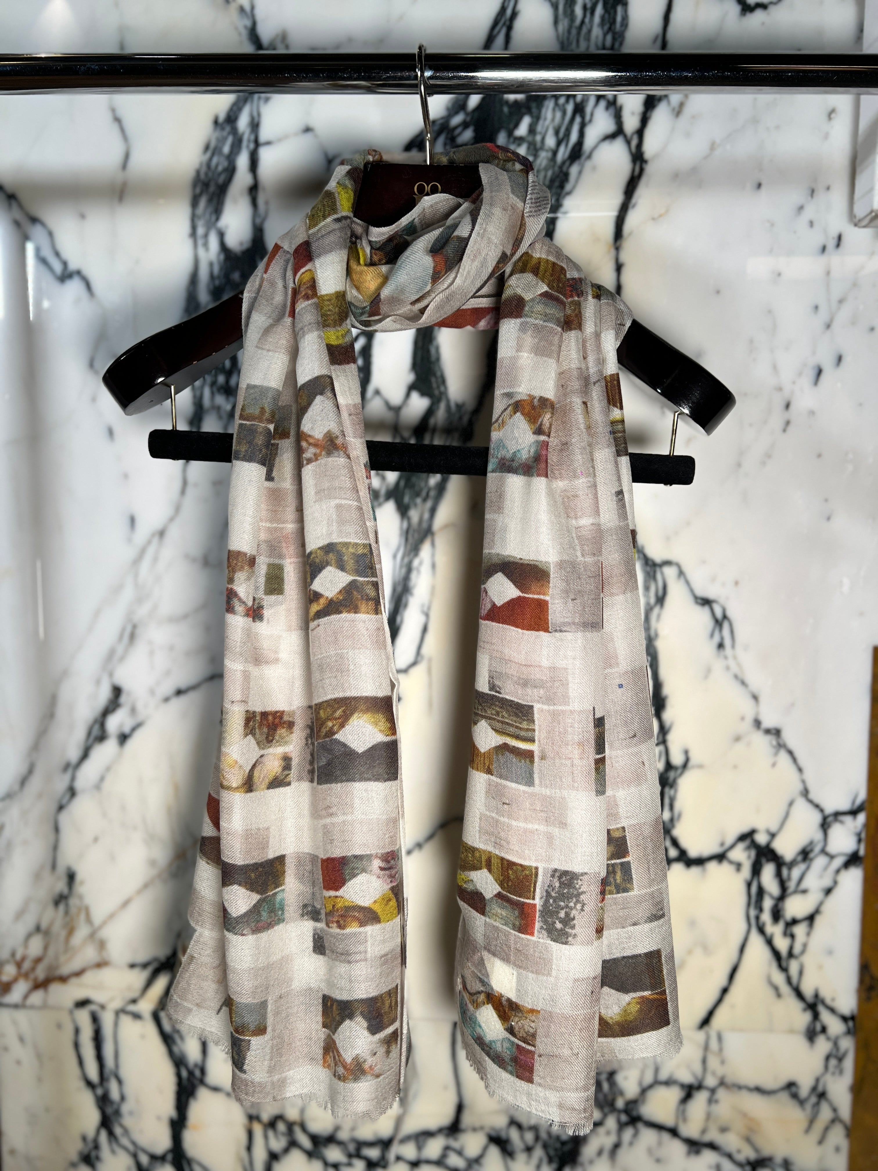 Rose Window Cashmere Scarf