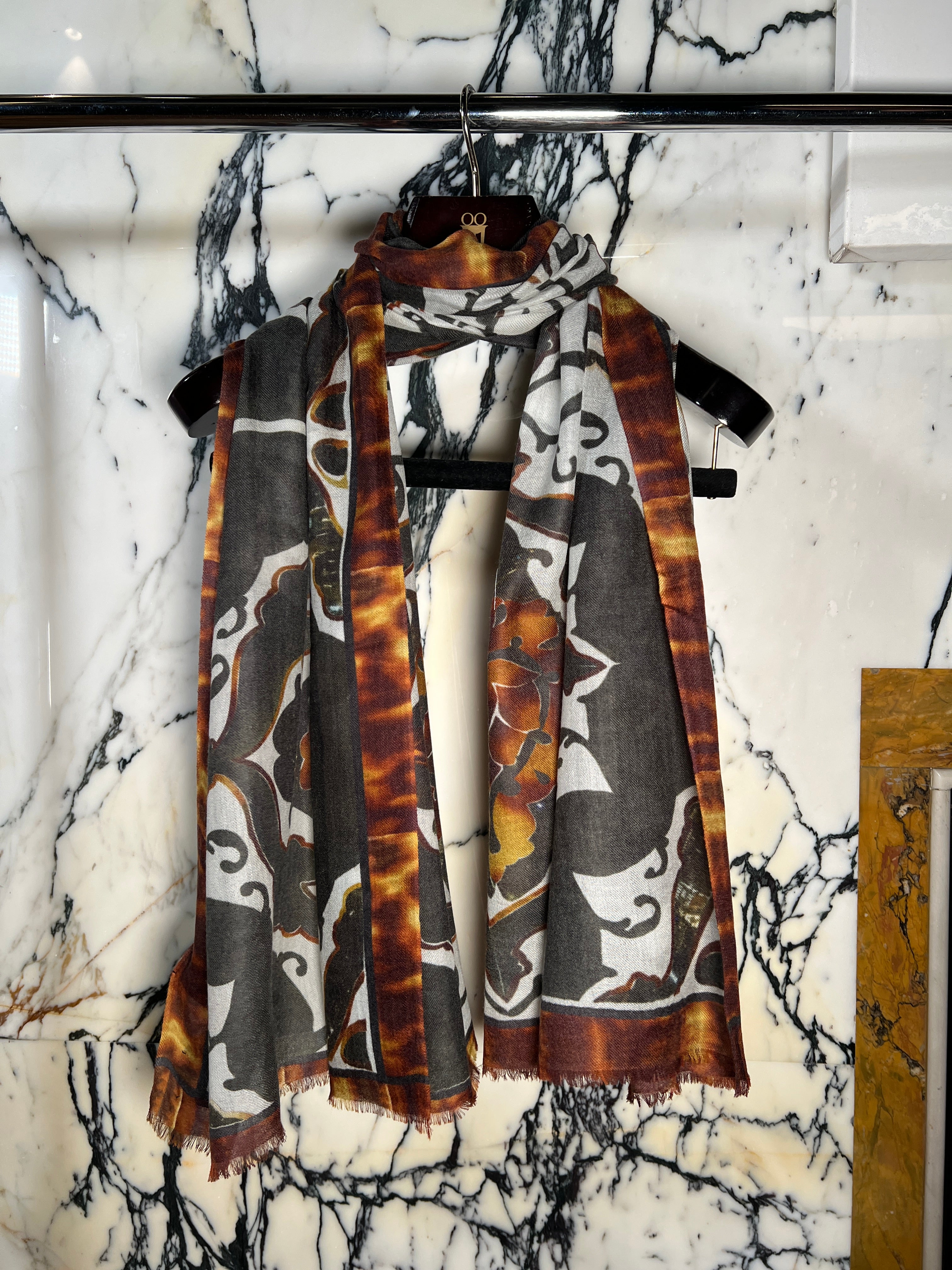 Pomegranate Cashmere Scarf