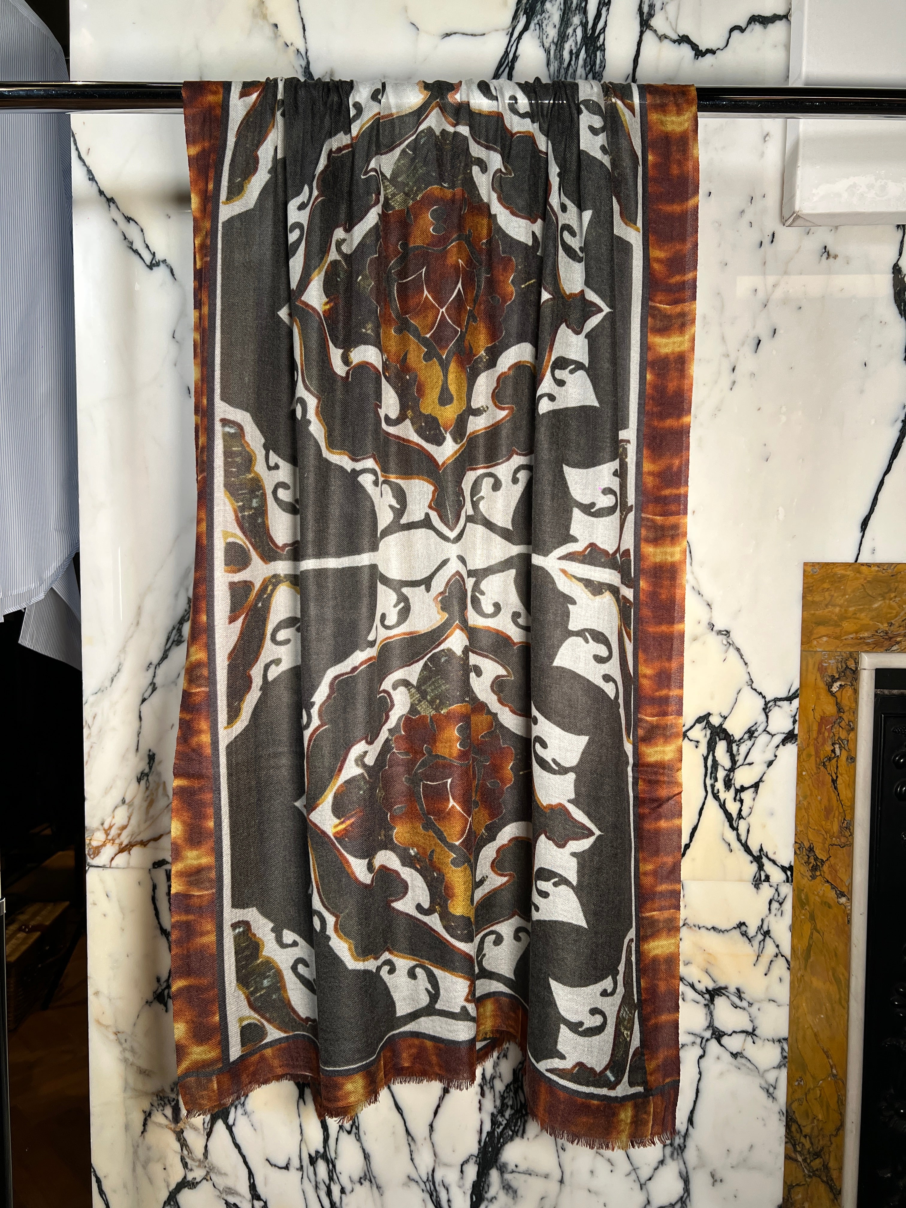 Pomegranate Cashmere Scarf