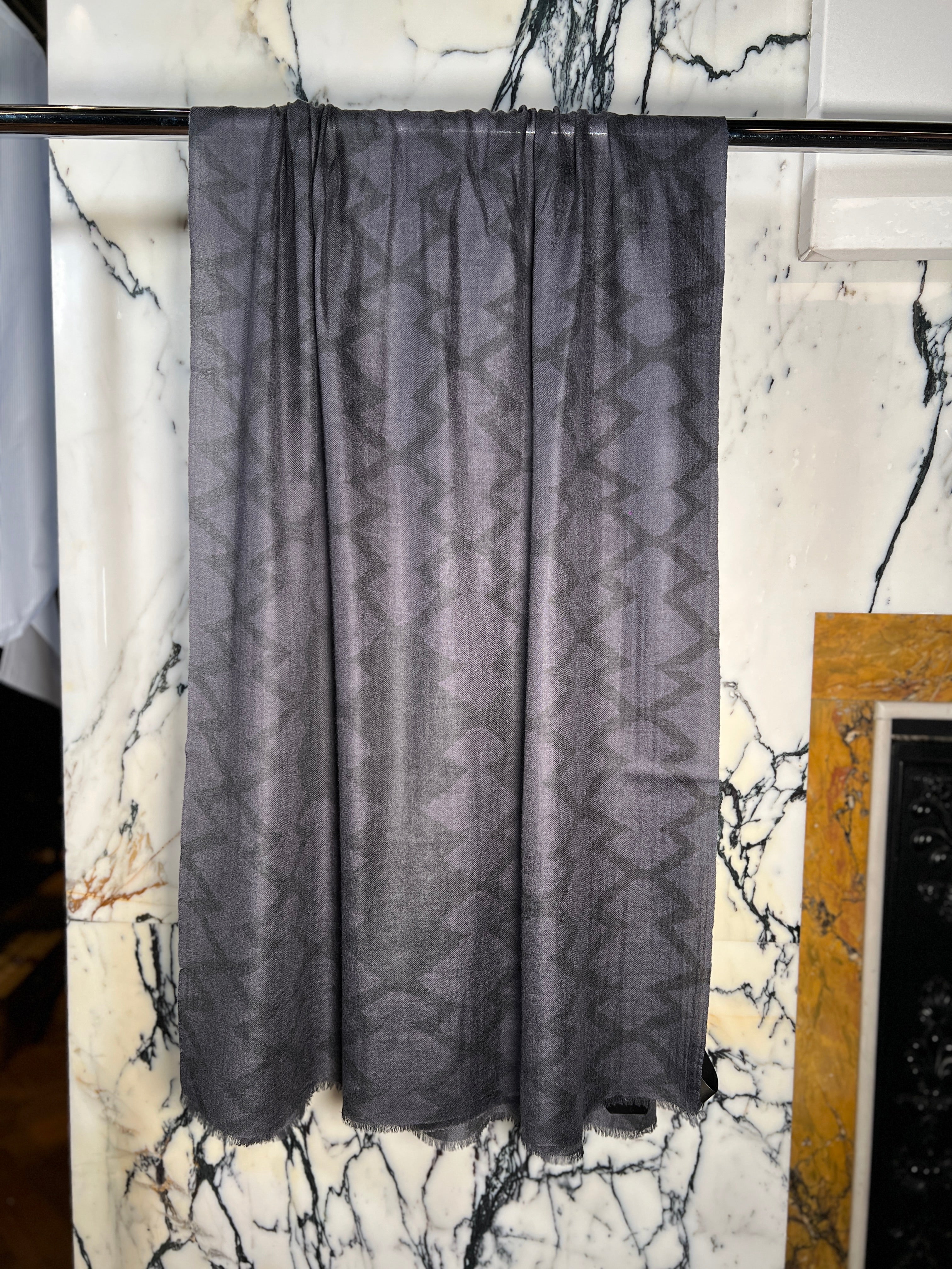 Zig Zag Cashmere Scarf