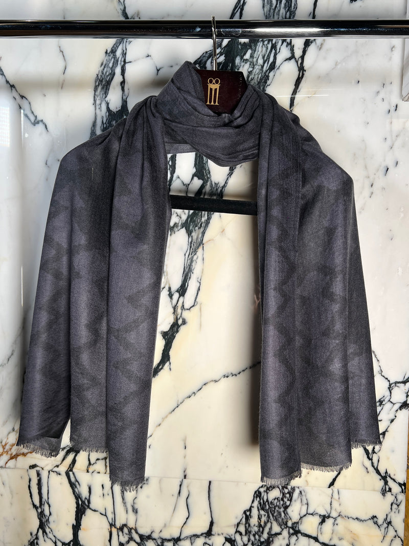 Zig Zag Cashmere Scarf