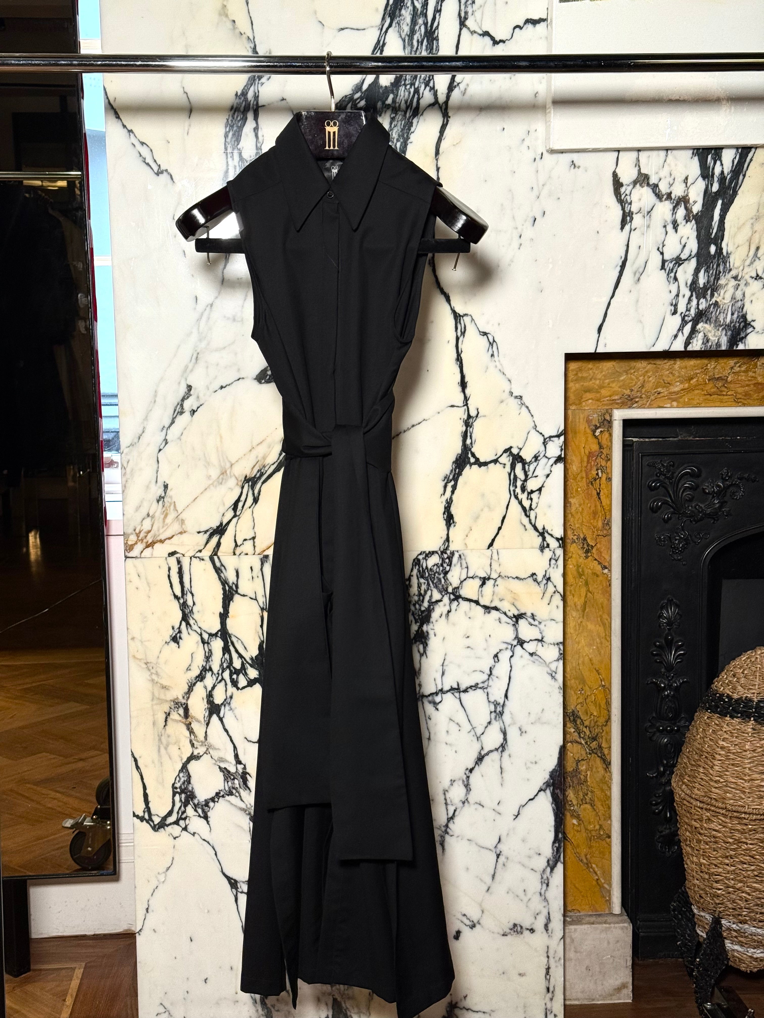 Laura Shirt Dress Women Black