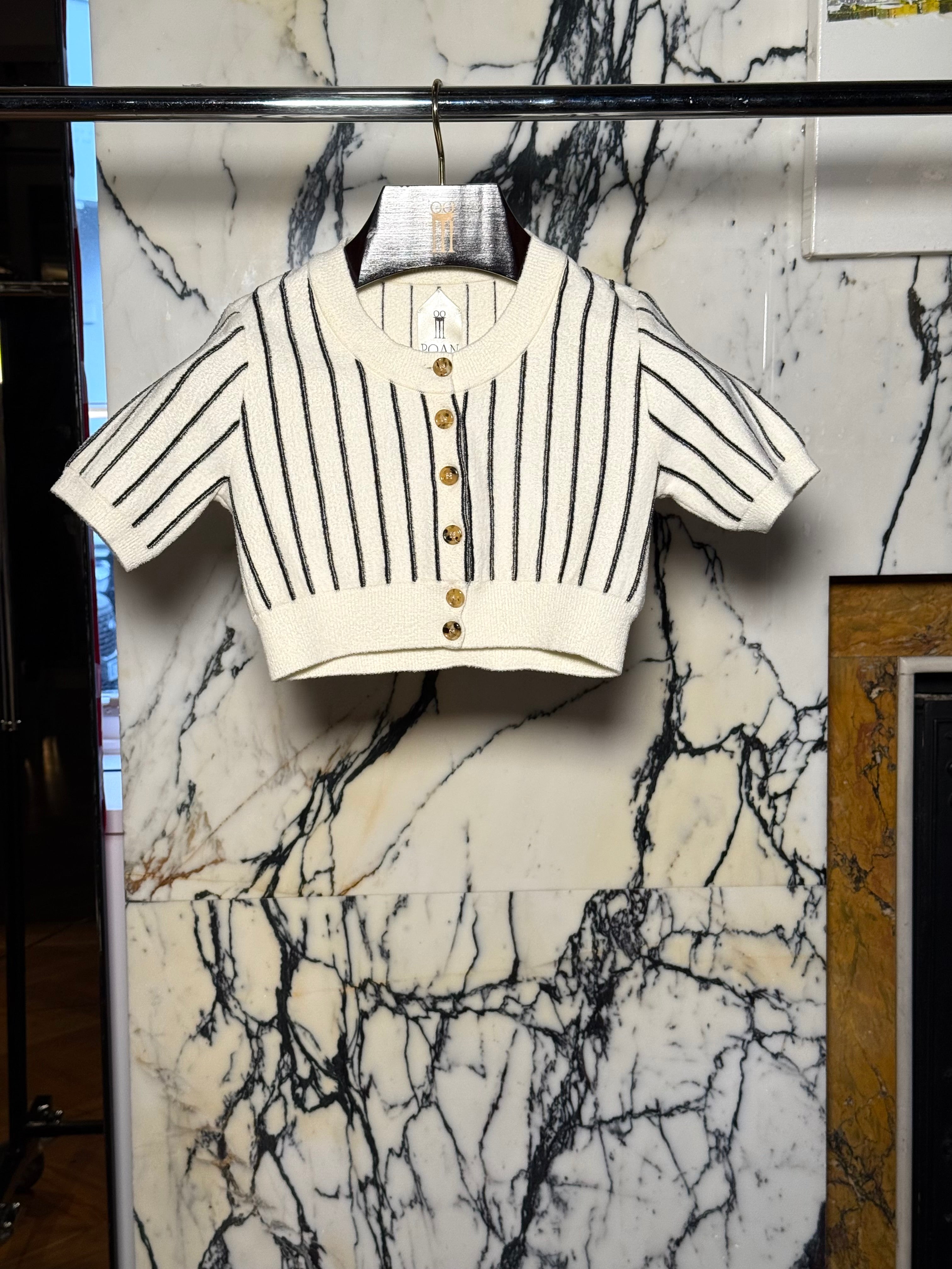 Mausi Cropped Cardigan Women Ivory