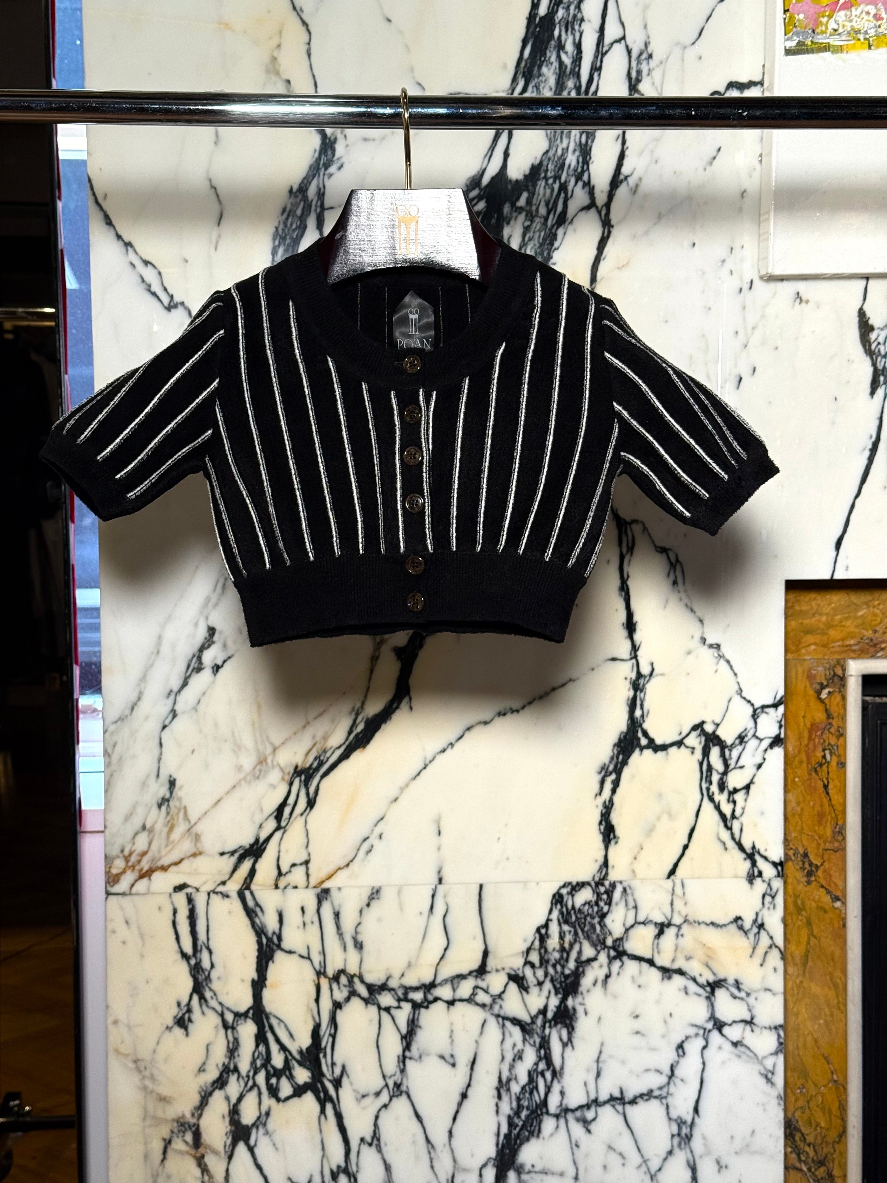 Mausi Cropped Cardigan Women Black