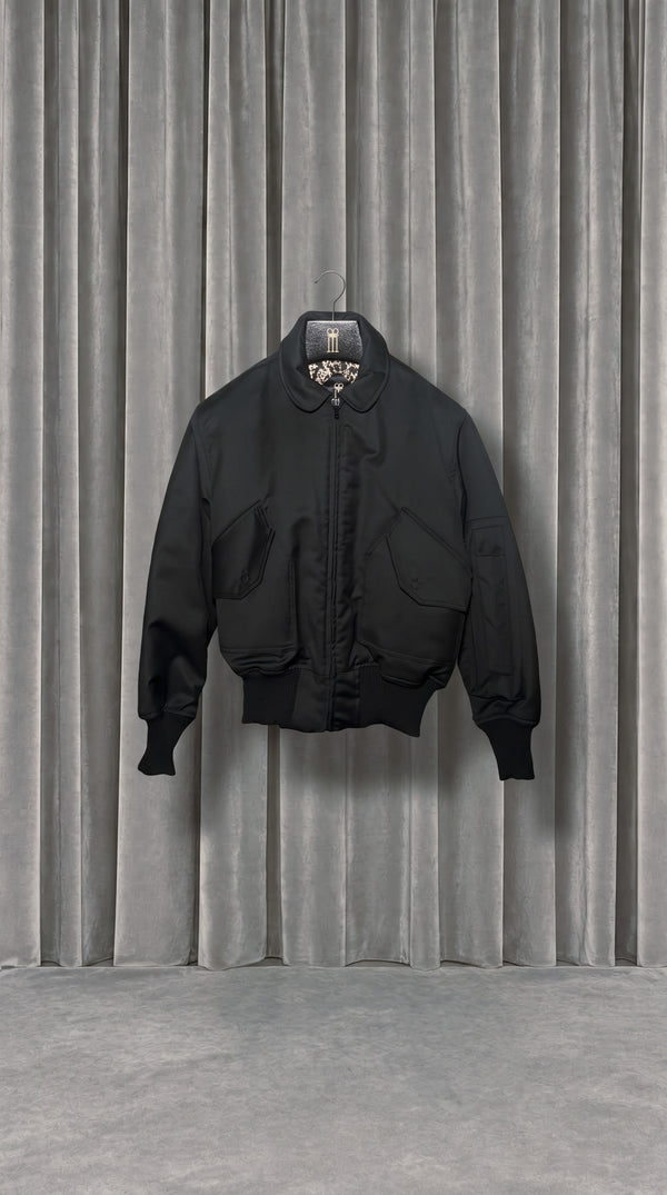 Iceman Bomber Jacket Men Black