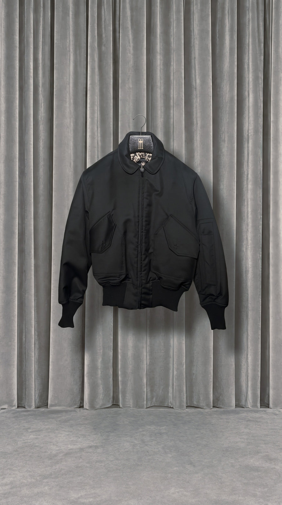 Iceman Bomber Jacket Black – product