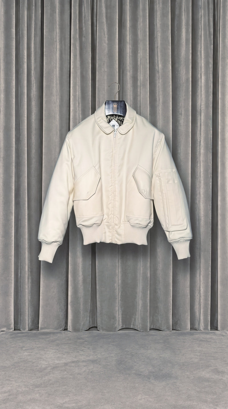 Iceman Bomber Jacket Ivory – product