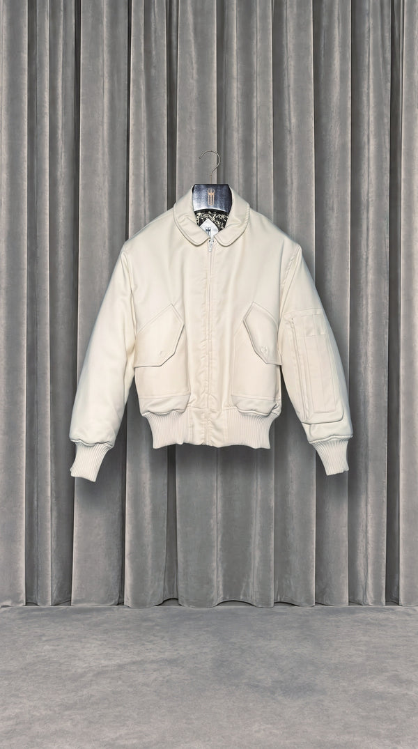Iceman Bomber Jacket Women Ivory
