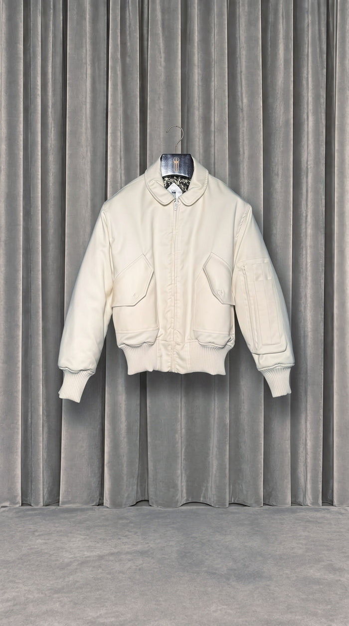 Iceman Bomber Jacket Ivory – product
