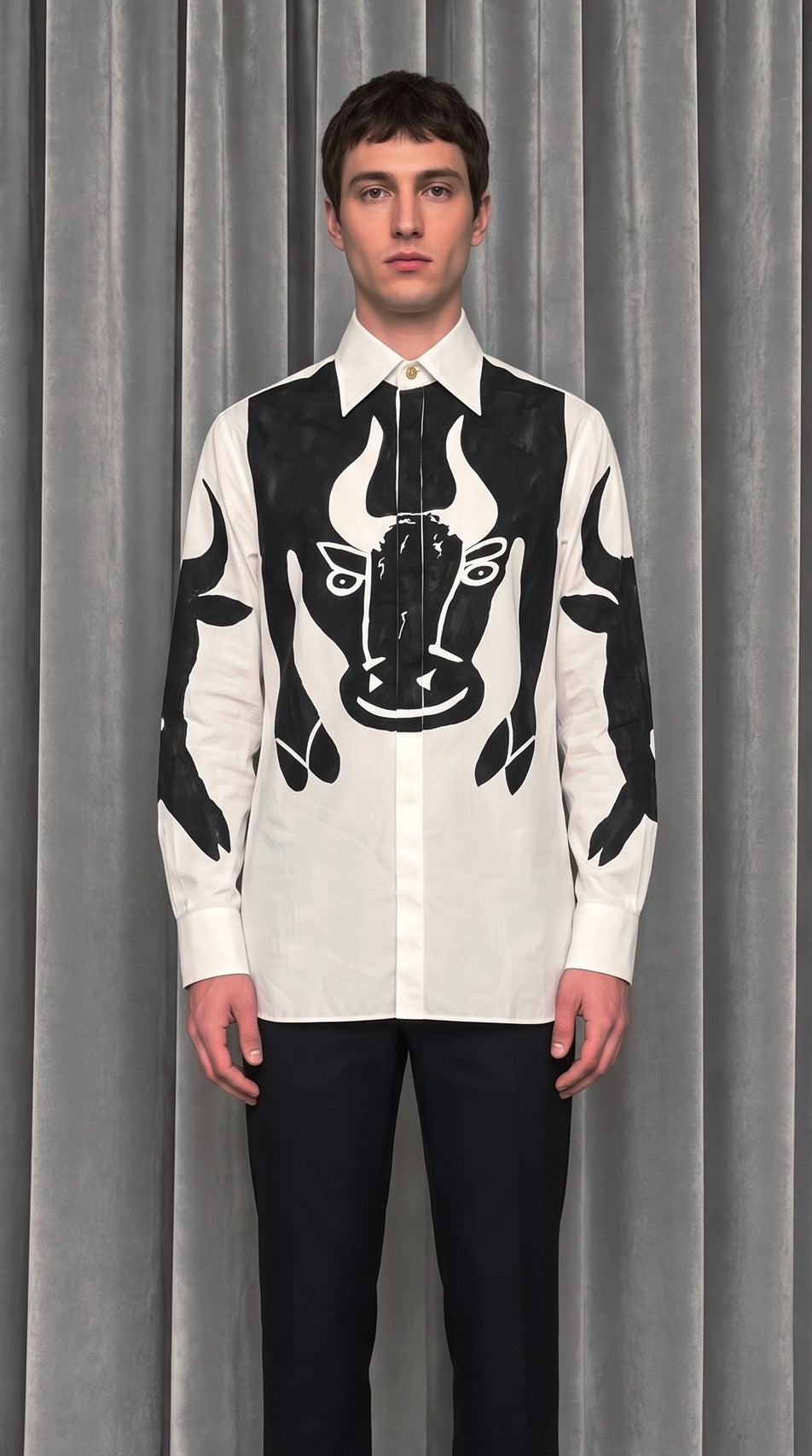 Ikarus Buffalo Shirt White – detail