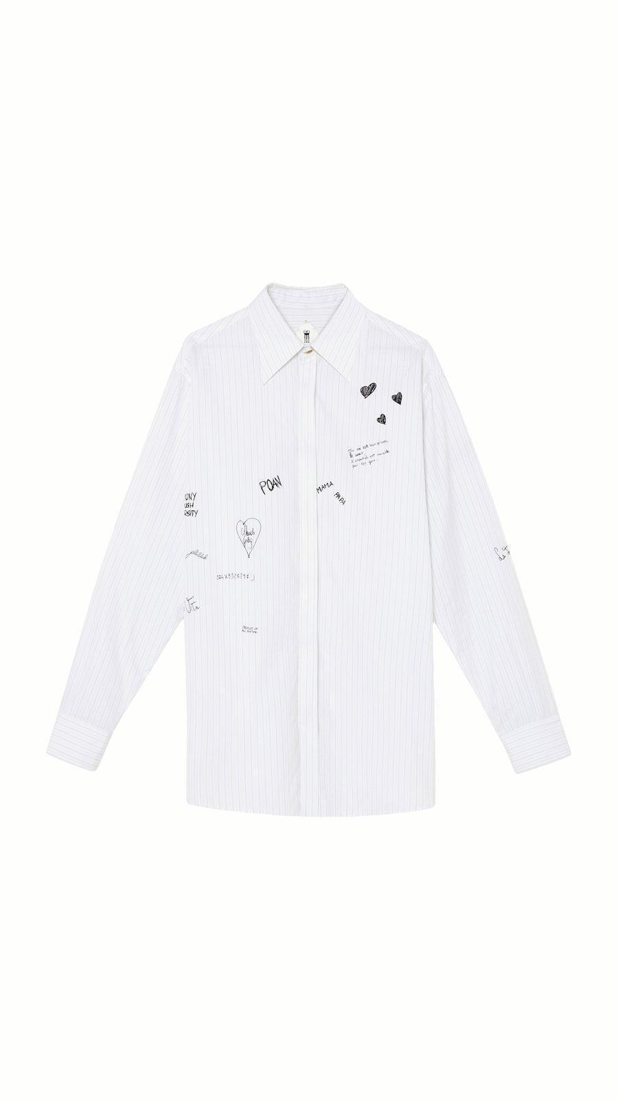 Ikarus Graffiti Shirt Women White, product – POAN