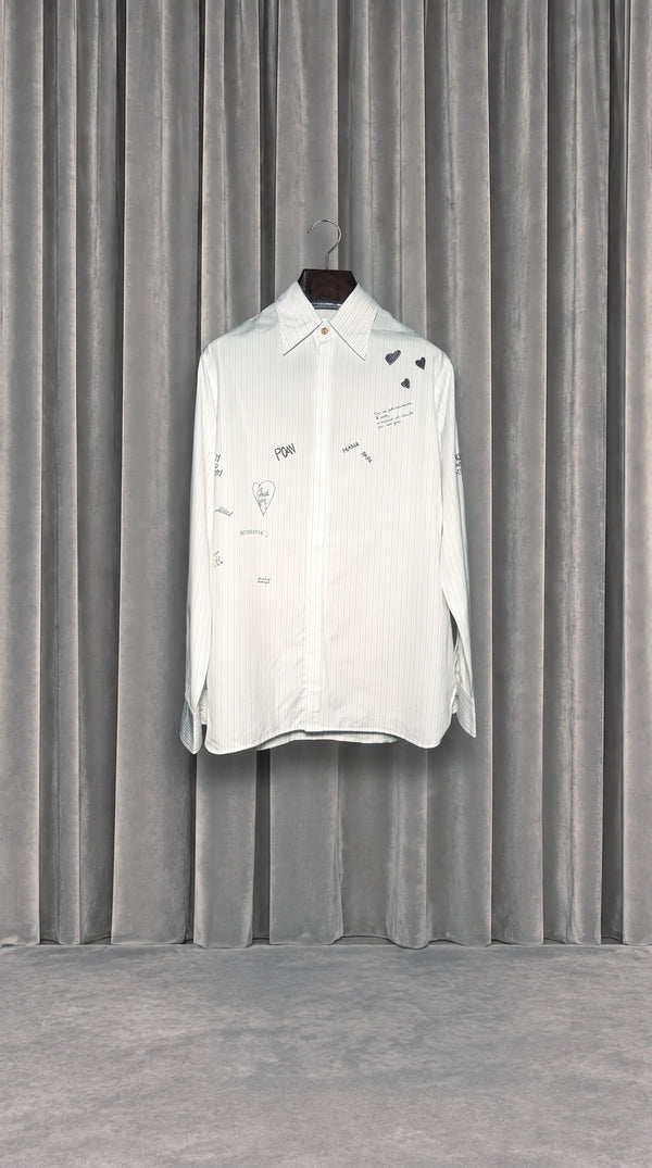 Ikarus Graffiti Shirt Women White