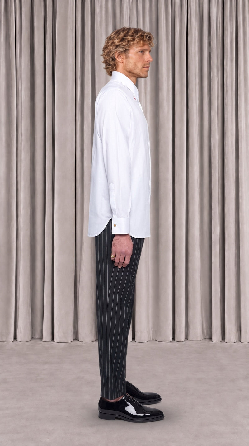 Ikarus Kiss Shirt Ivory Men, side view – POAN
