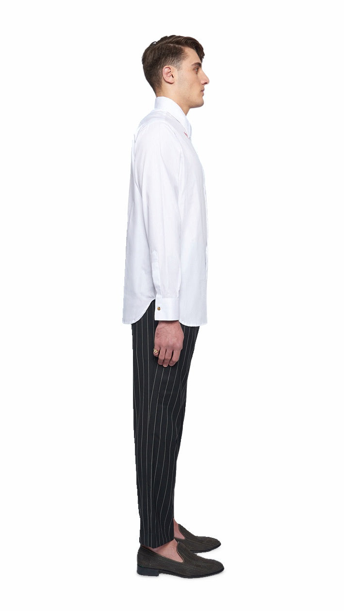 Ikarus Kiss Shirt Ivory Men, side view – POAN