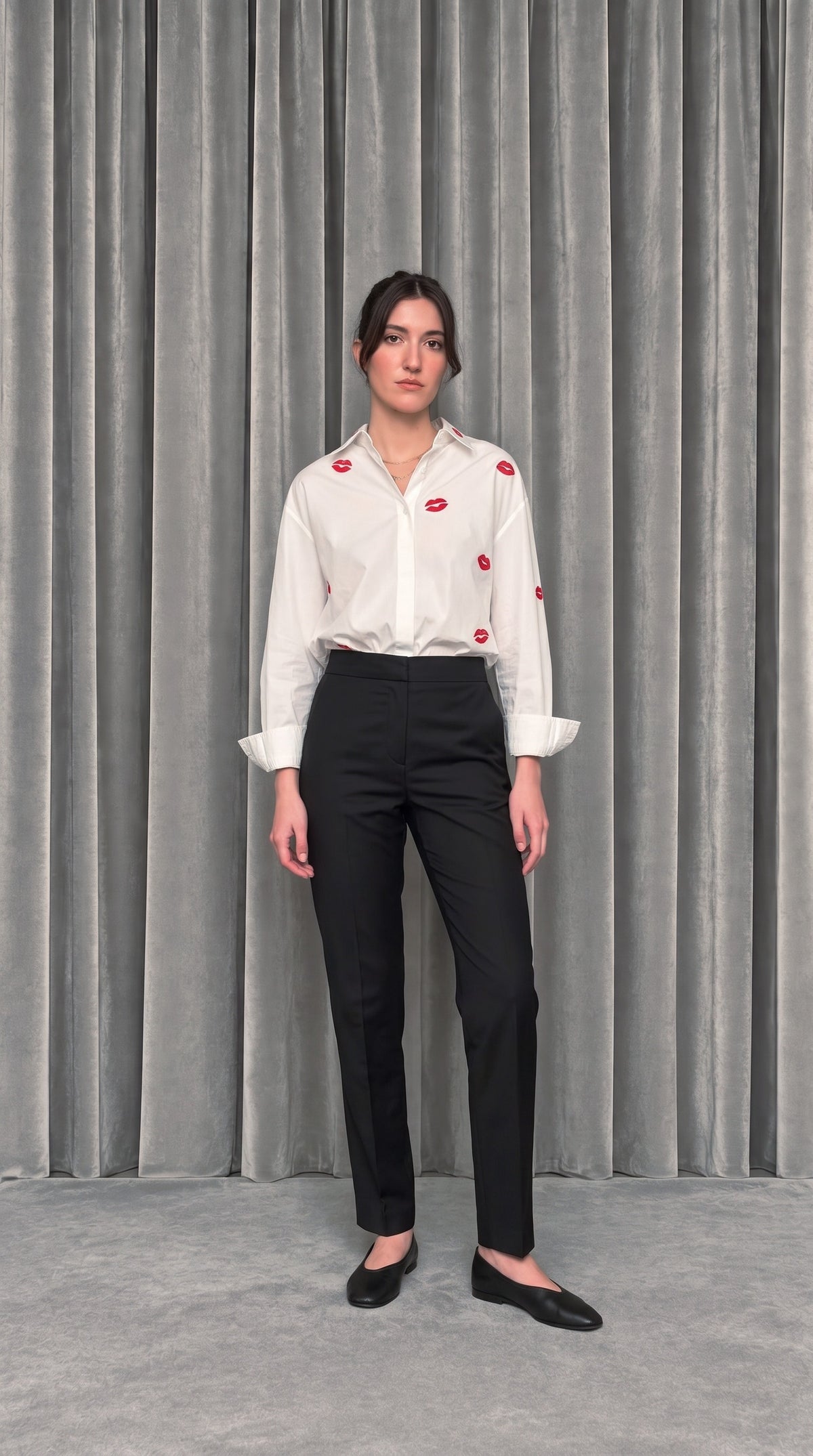 Ikarus Kiss Shirt Ivory – model front