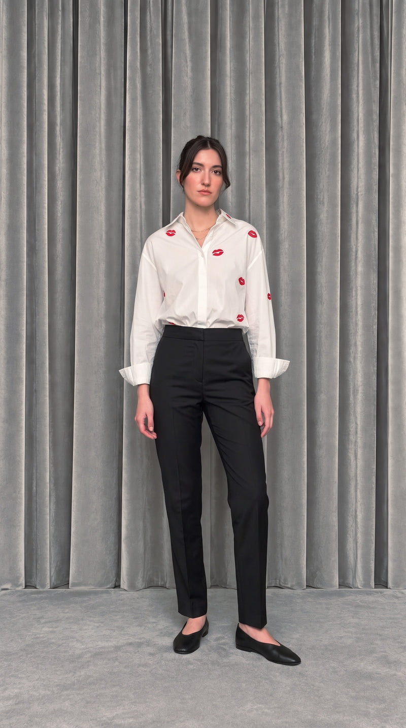 Ikarus Kiss Shirt Ivory – model front