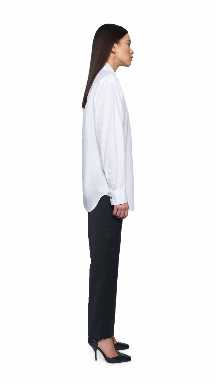 Ikarus Kiss Shirt Ivory Women, side view – POAN