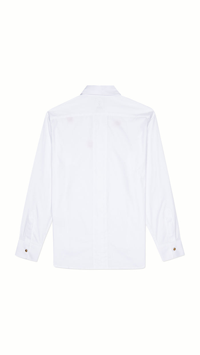 Ikarus Kiss Shirt Ivory, product back – POAN