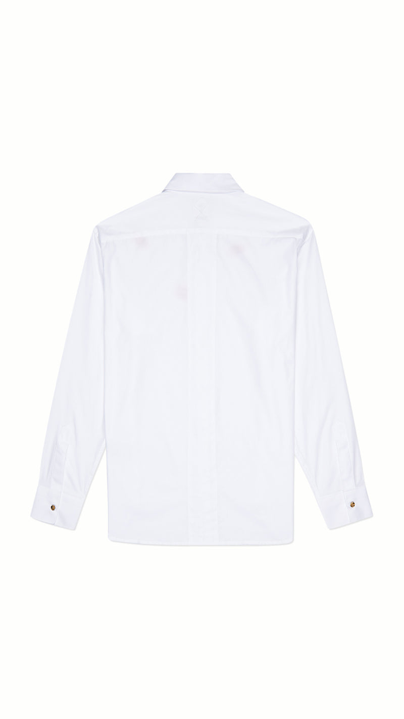 Ikarus Kiss Shirt Ivory, product back – POAN