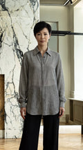 Ikarus Shirt Broken Stitch Silver Women