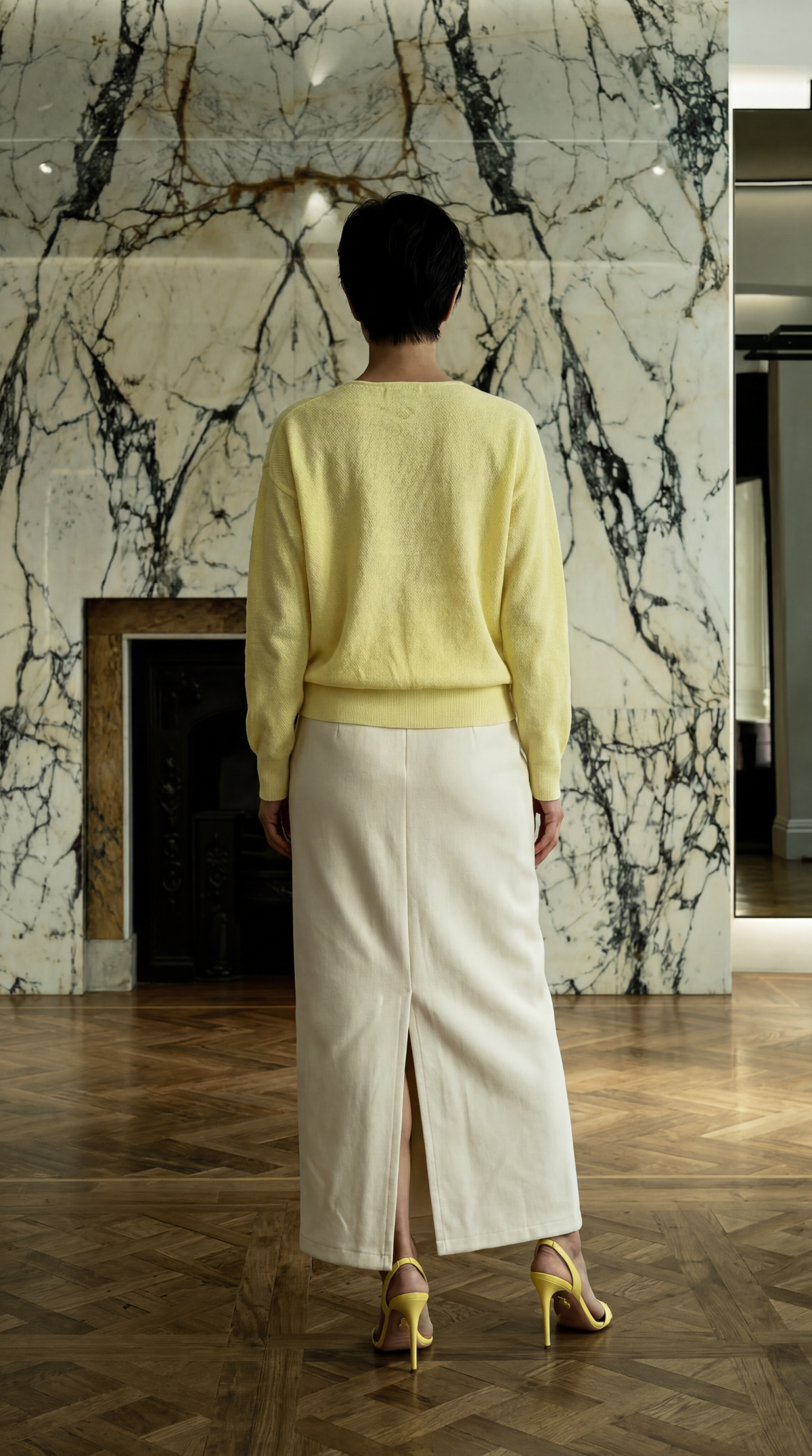 Roberto Crewneck Jumper Women Lemon