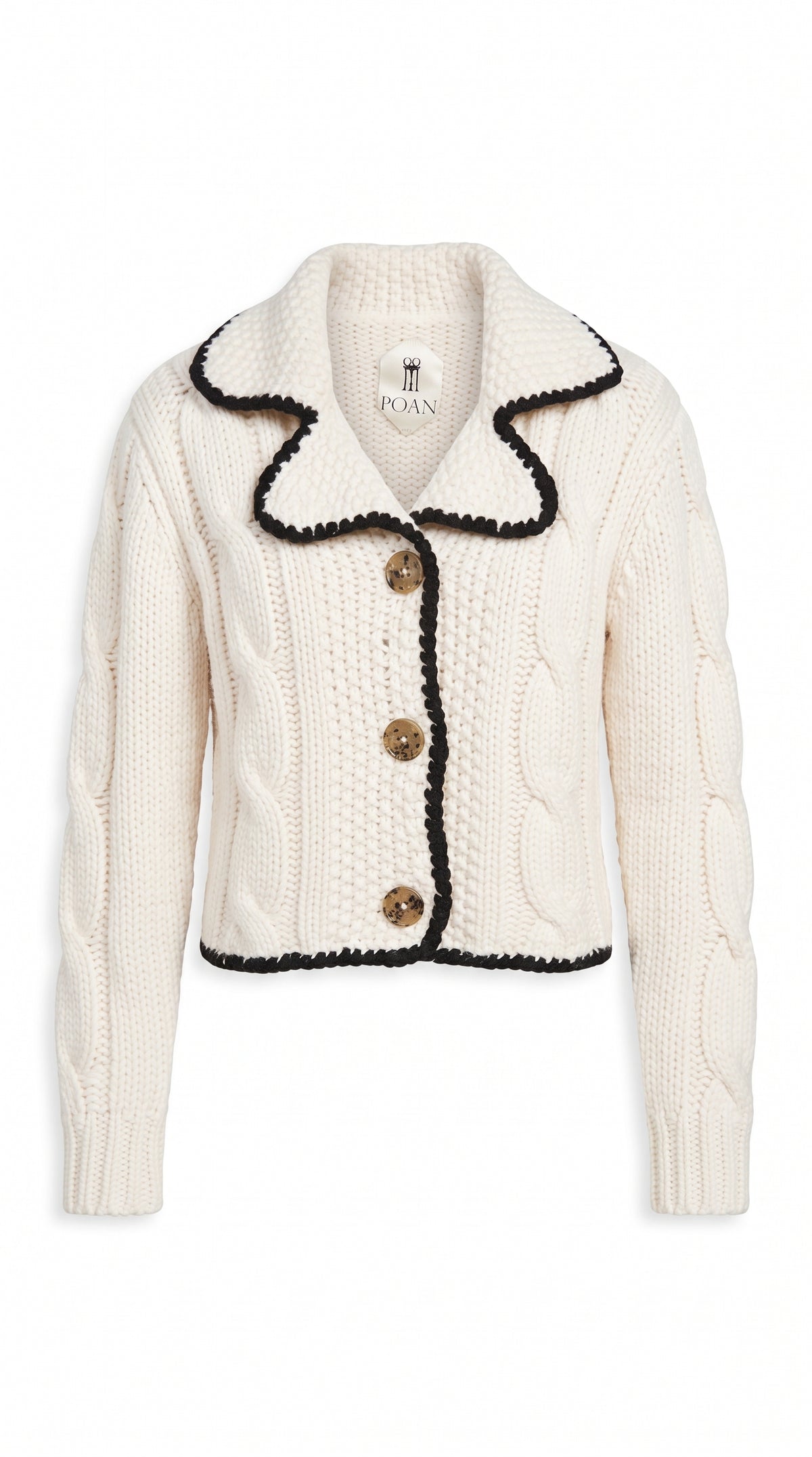 JUNKER CASHMERE HANDKNIT CARDIGAN MEN, product – POAN