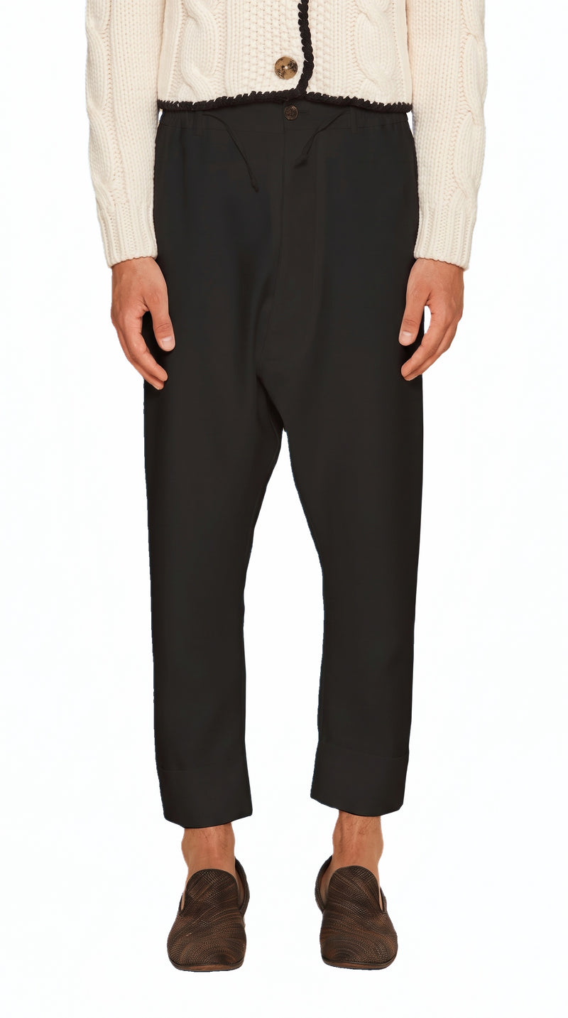 JUNKER CUSTOM CASHMERE HANDKNIT CARDIGAN MEN, detail – POAN