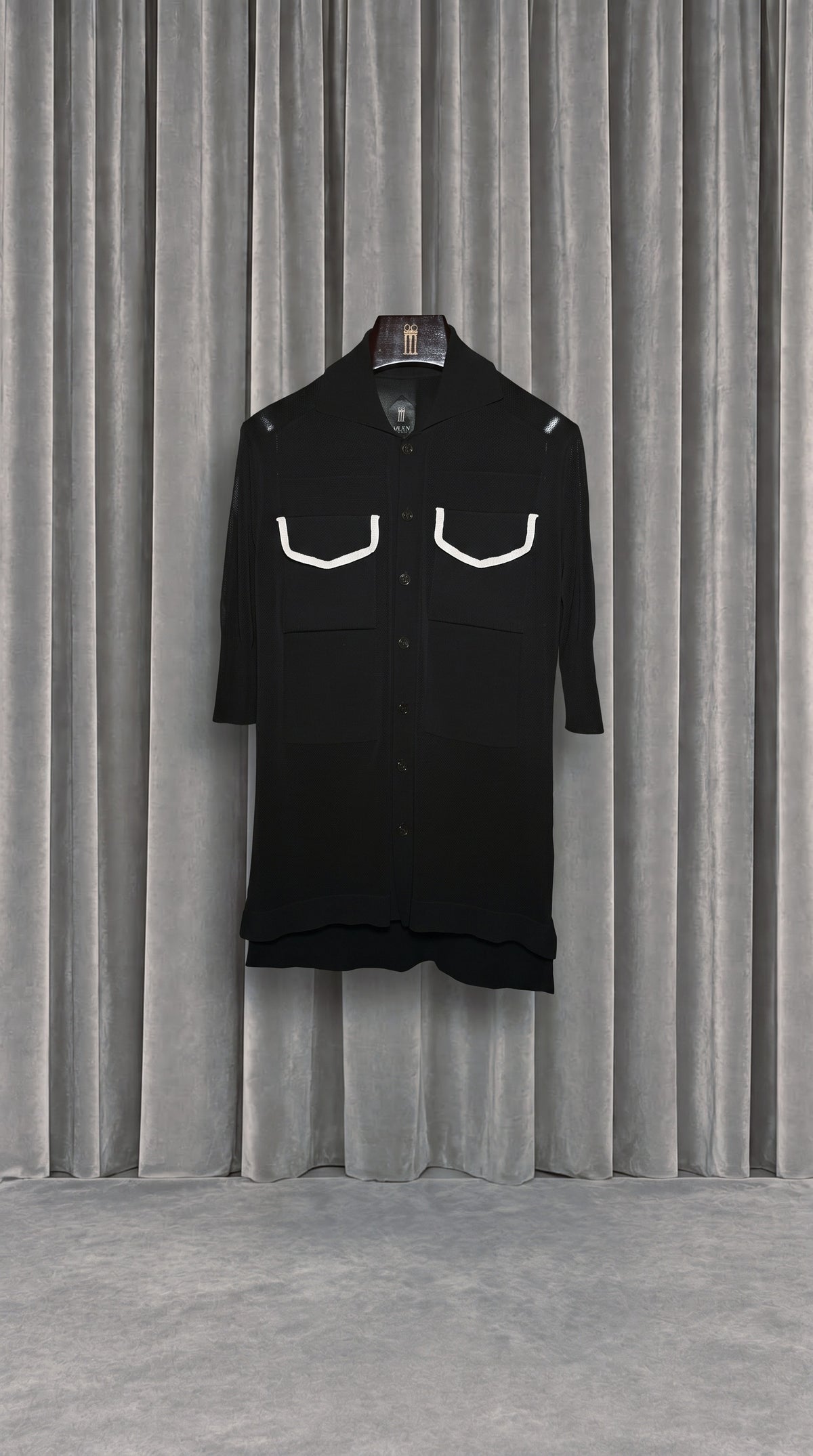Keaton Short Sleeve Polo Black – product