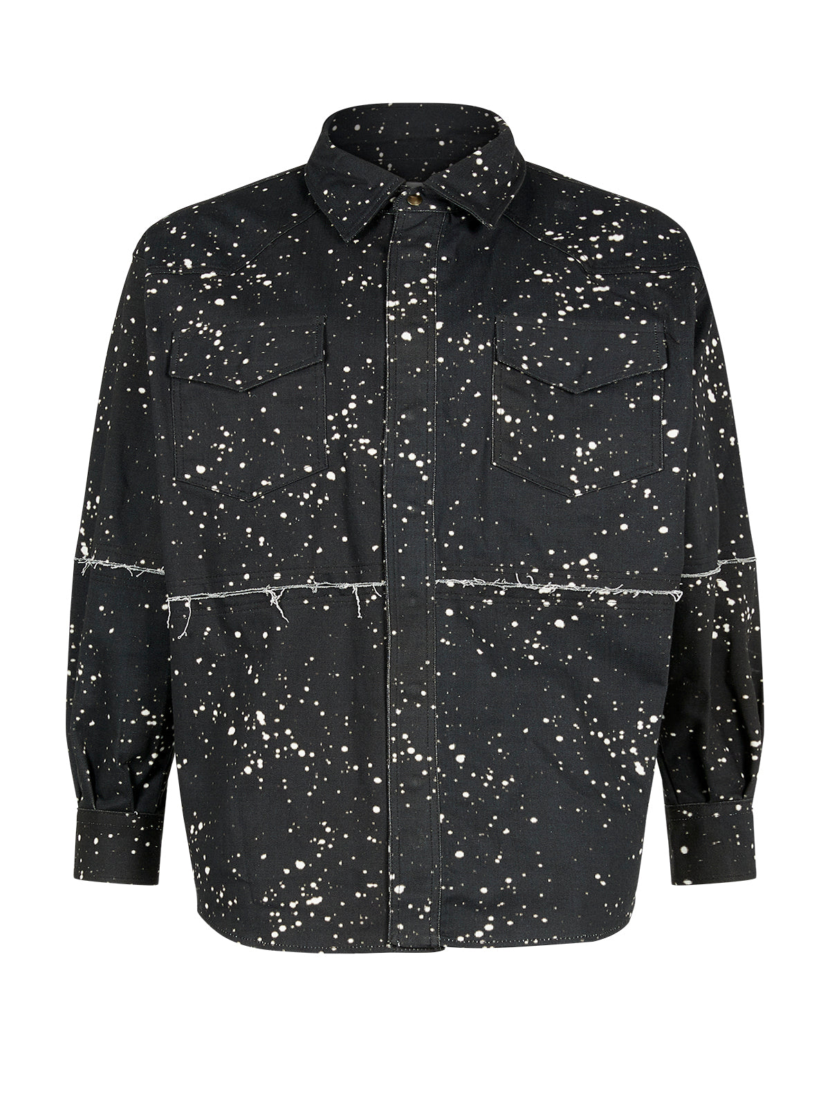 Brieuc Digital Over Shirt Black