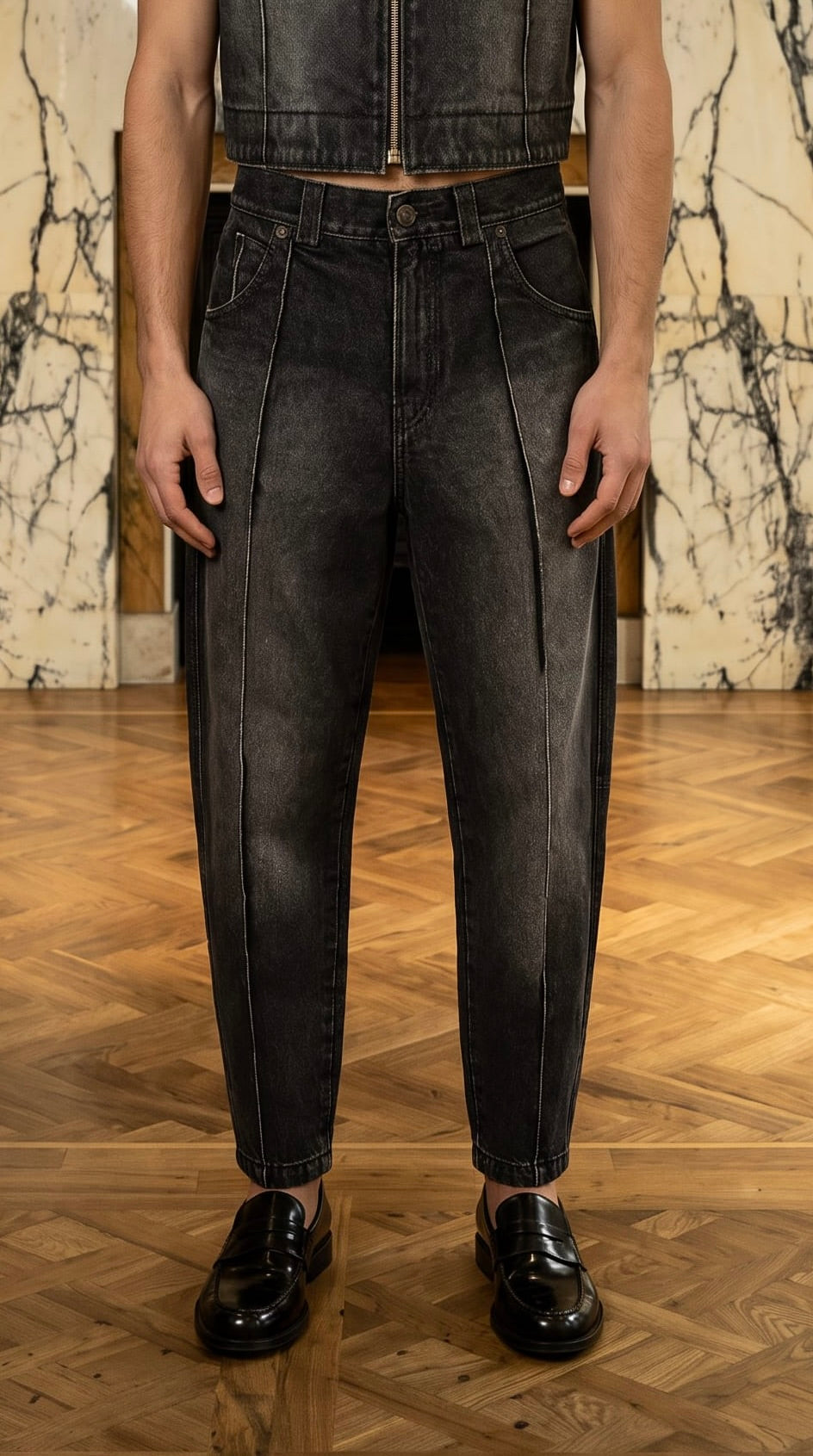 Kill Denim Washed Denim Asphalt Men