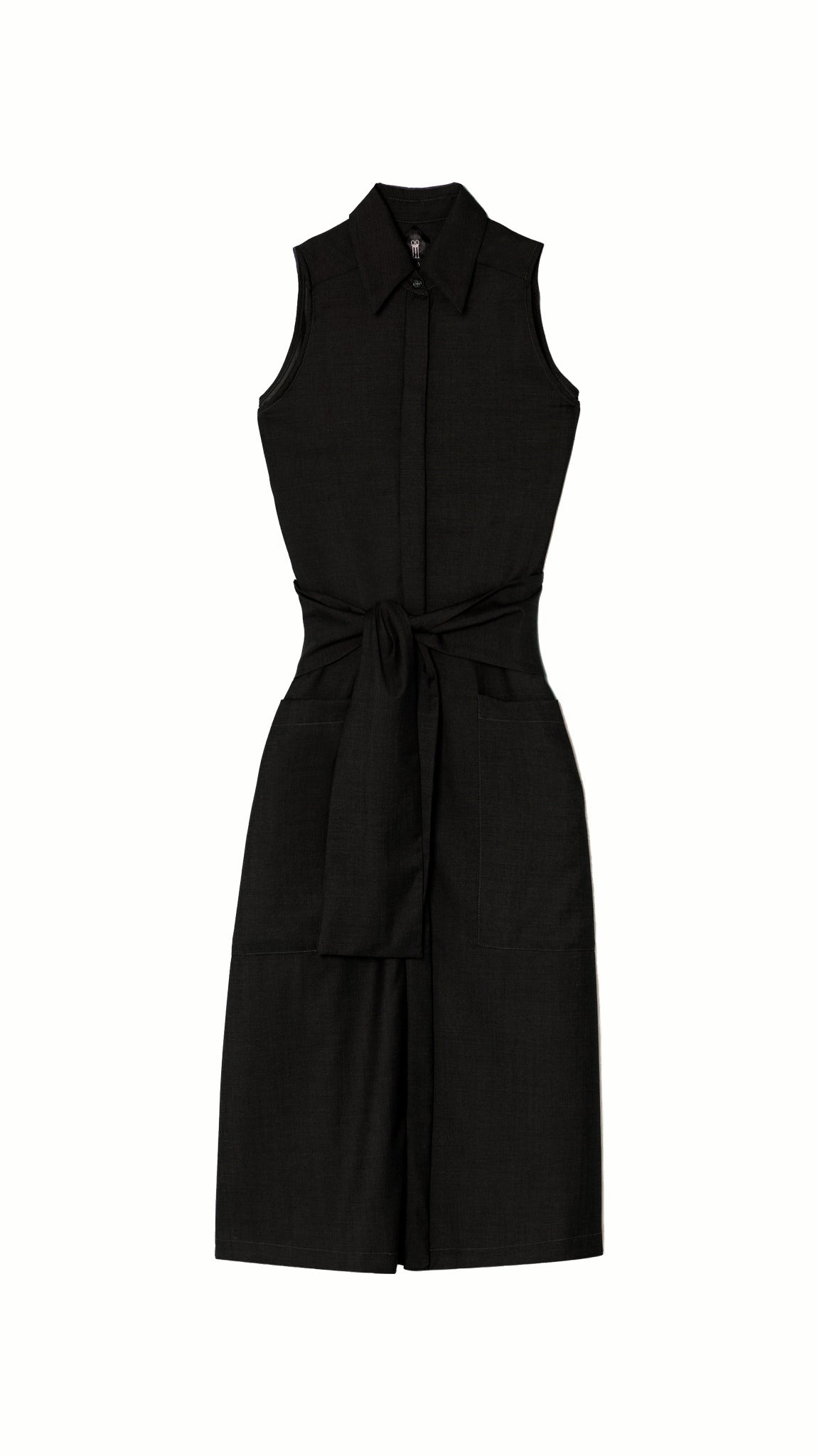 Laura Shirt Dress Women Black, product – POAN