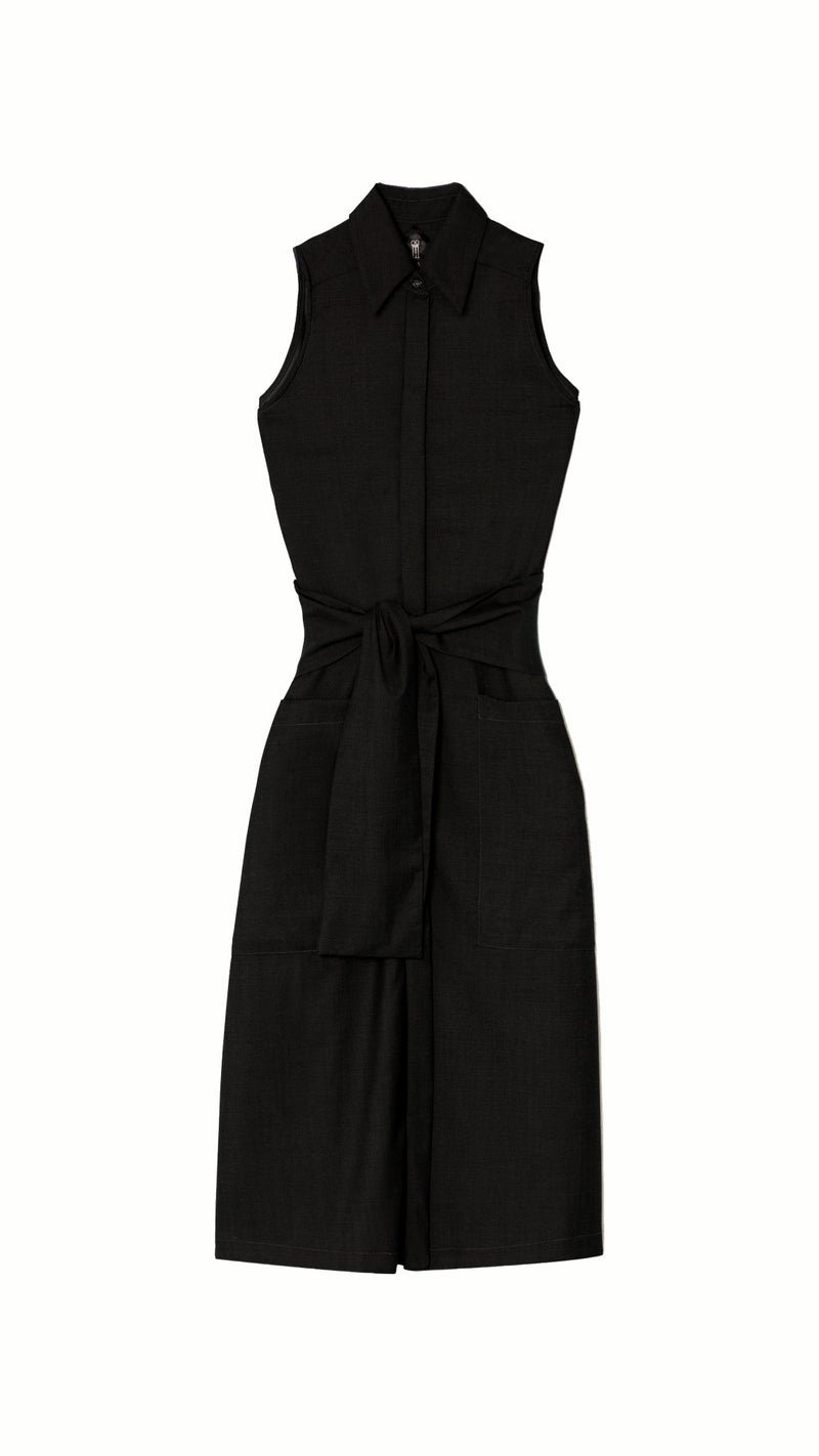 Laura Shirt Dress Women Black, product – POAN