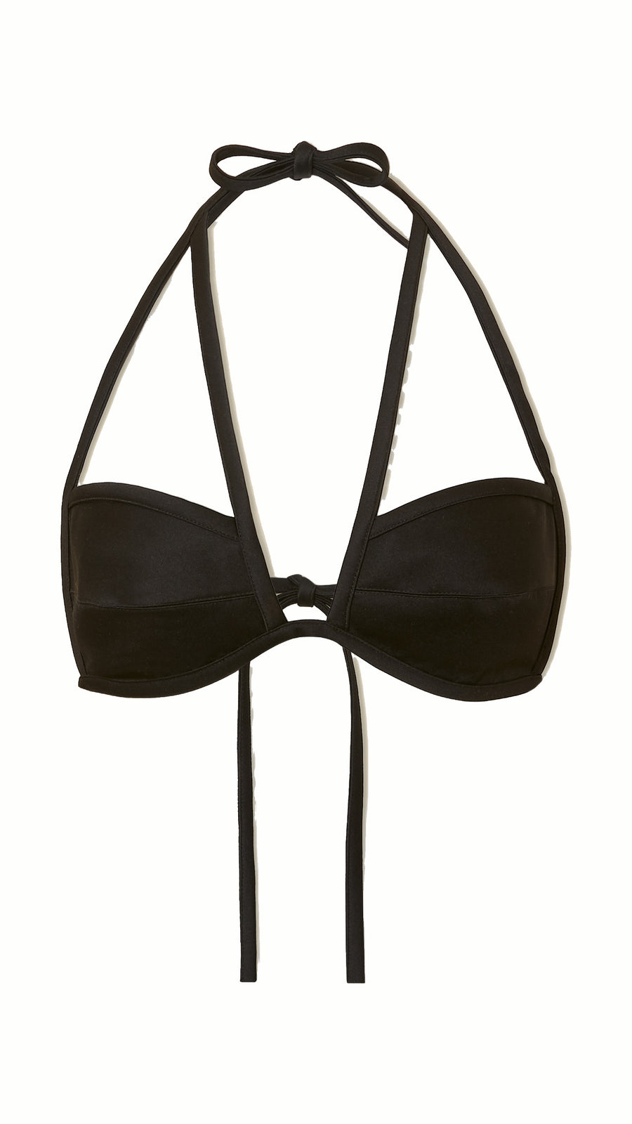 Maria Bralette Black Satin, product – POAN