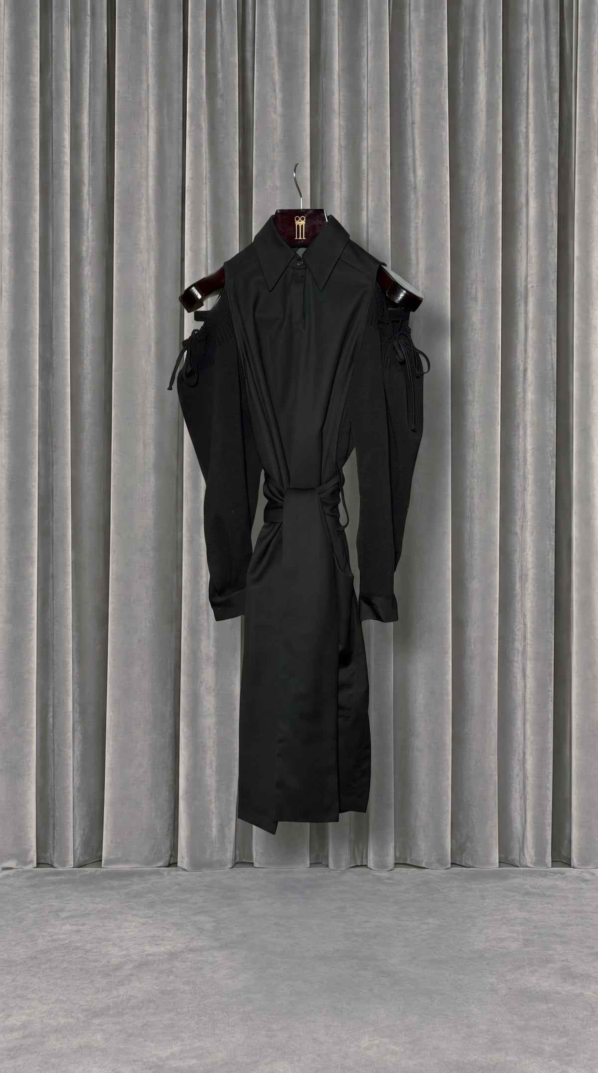 Maude Shirt Dress Black – product