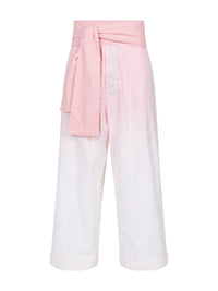 Maude Dip Dye Palazzo Trousers Pink